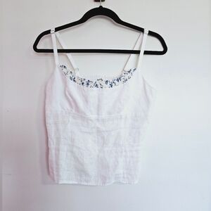 Reformation Cari Linen Top